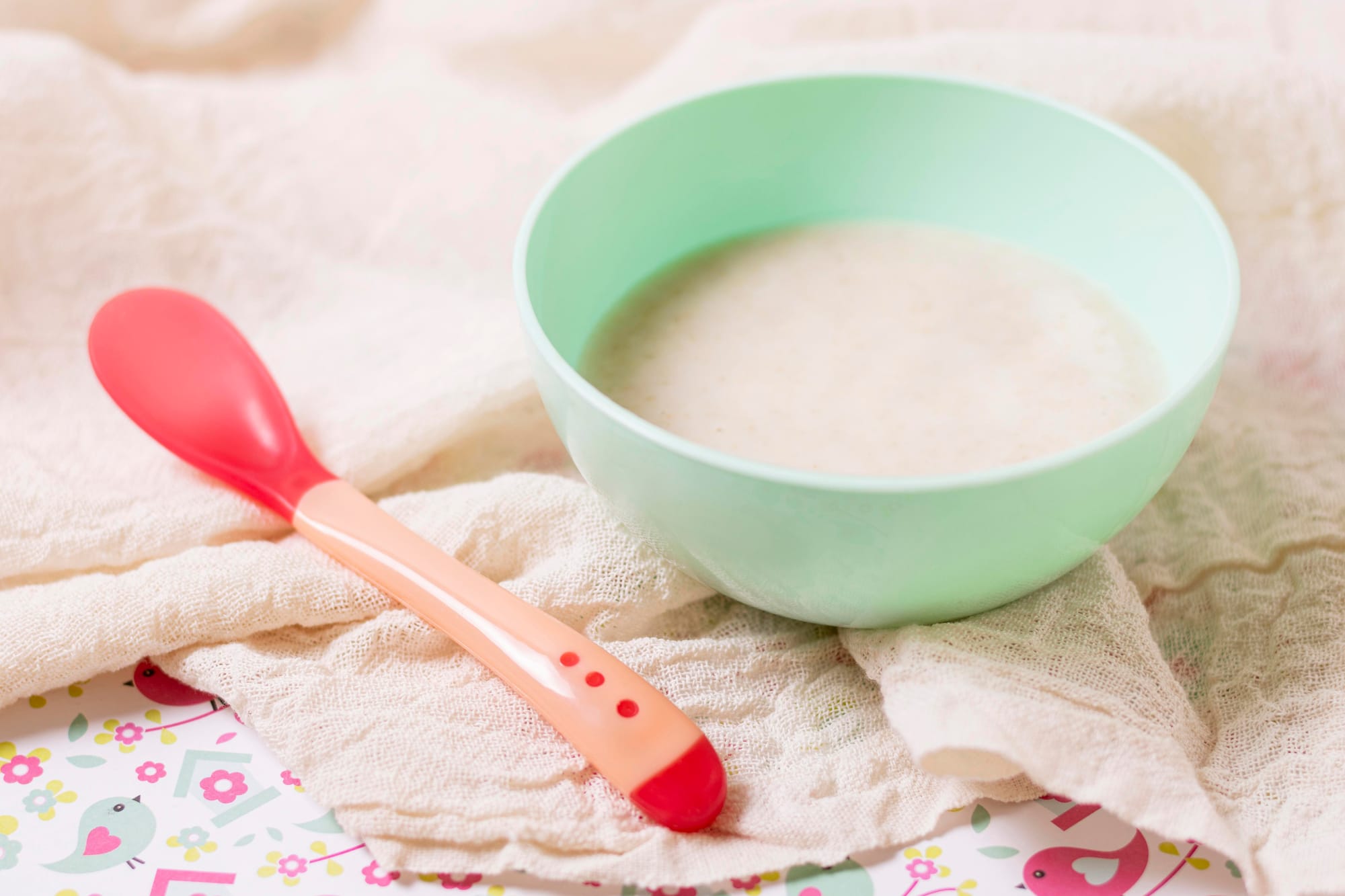 Recette de bouillie au lait infantile